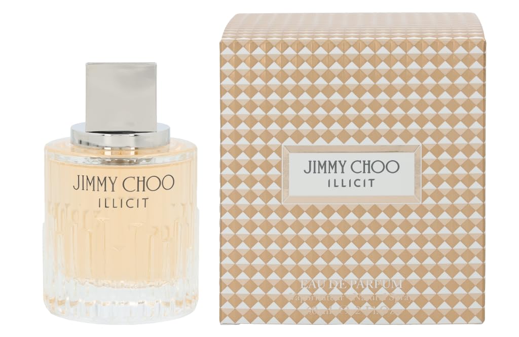 JIMMY CHOO Illicit Eau de Parfum - Long Lasting Fragrance with notes of Ginger, Rose & Honey - Spicy & Sweet - 2.0 fl. oz.