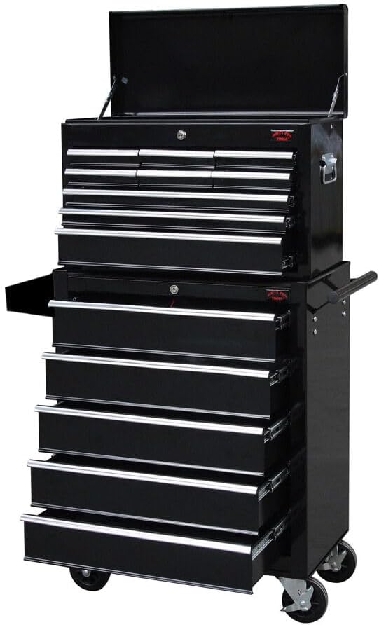 Dirty Pro Tools™ X Large Tool Chest TOP Cabinet TOP Box and ROLLCAB Box Mechanics Tool Chest