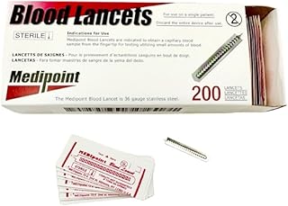 MEDIPOINT Stainless Steel Lancet - 200ct