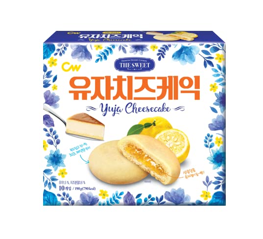 Korean Cookies Style Variety Mochi Assortment [CW] Chungwoo "AtoZ" Lunch Box - Mom's Love (CW YUJA CHEESE, Set of 1)