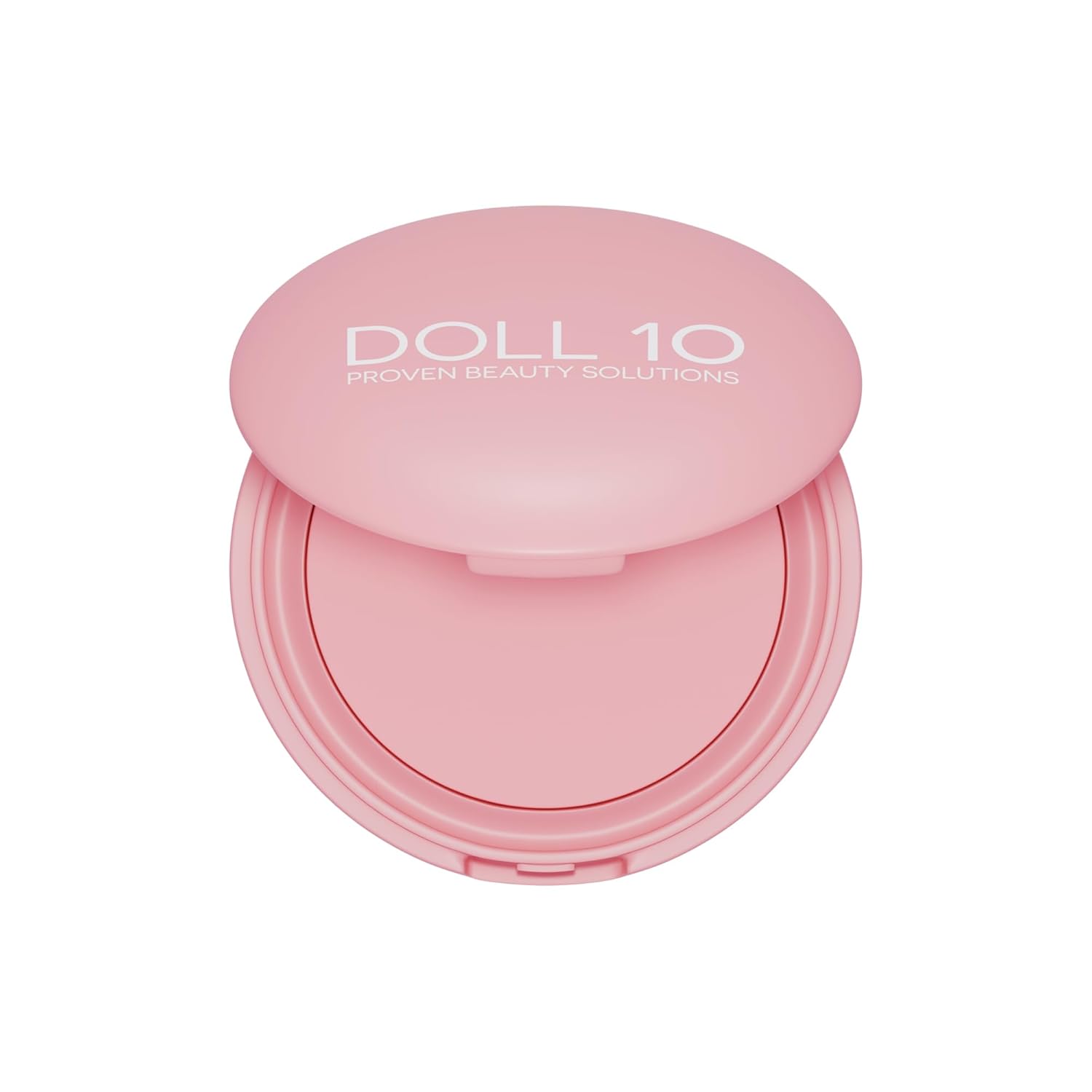 Doll 10 - Pink Power Pressed Setting Powder – Blurring Powder for Face – Brightening Powder – Compact Press Powder Makeup for Women – Vegan, Clean Beauty, Talc Free - Blurs Pores - 4 Month Supply
