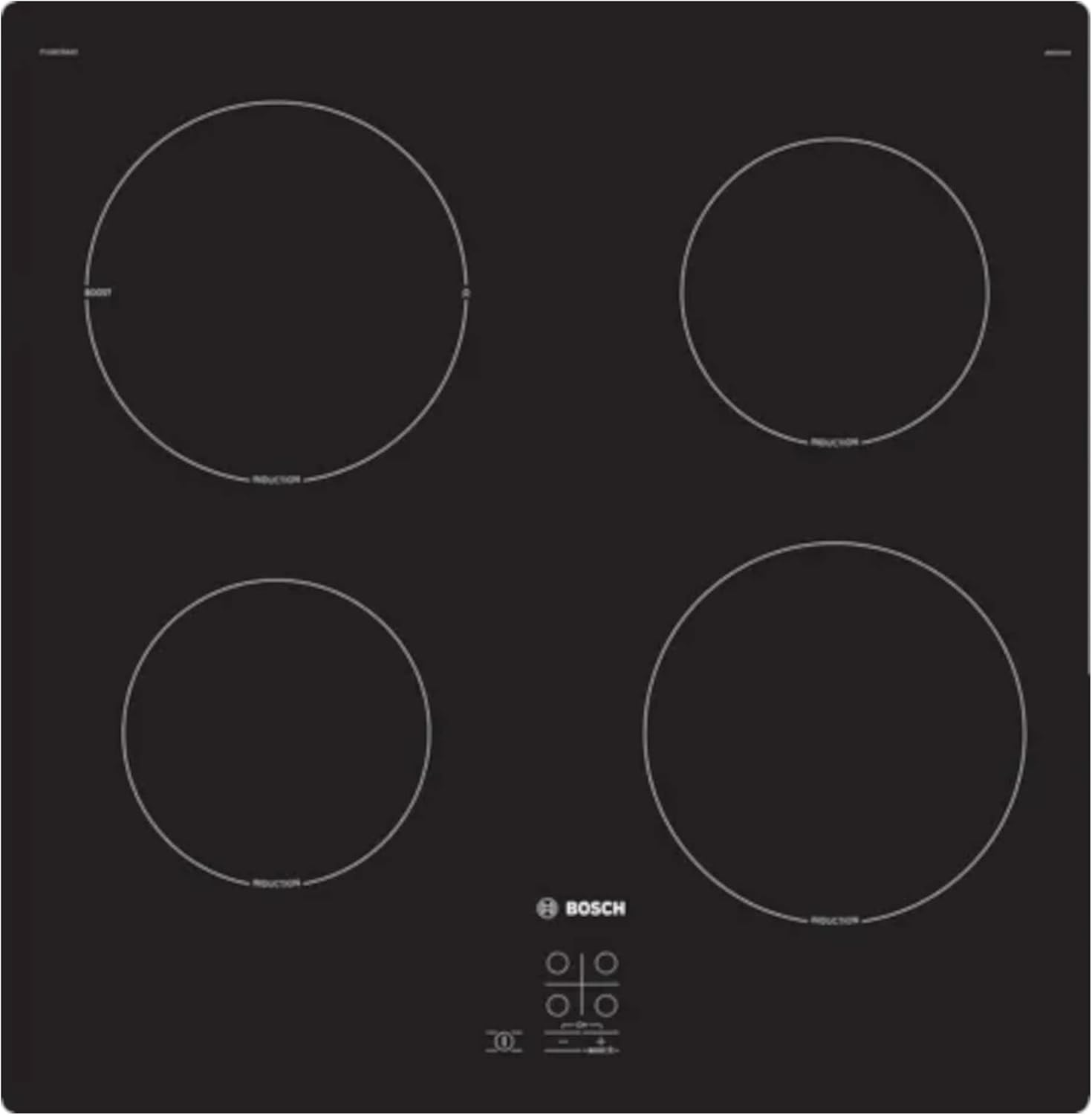Bosch Home & Kitchen Appliances Bosch Serie 2 PUG61RAA5B Induction hob, 60 cm, Black