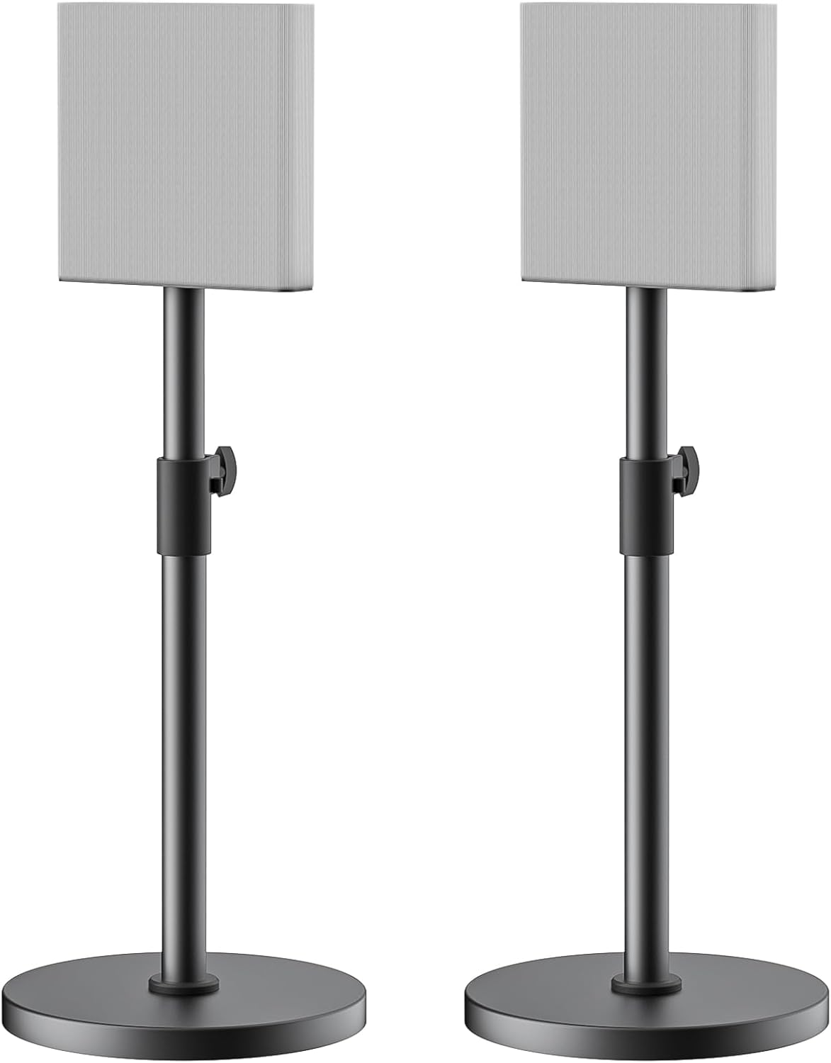 Pair Heavy-Duty Floor Speaker Stands for Sony Bravia Theatre Quad HT-A9M2 Speaker Stands - Height Adjustable Surround Sound Speaker Stand for Sony HT-A9M2 Stands with Cable Management (Stand Only)