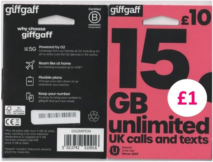 Giffgaff Triple Sim Card