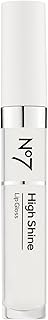 No7 High Shine Lip Gloss - Translucent - Moisturizing, High-Shine Lip Gloss with Jojoba Oil for Lips - Hydrating, Longwear Lip Makeup - Non-Sticky Formula (8ml)