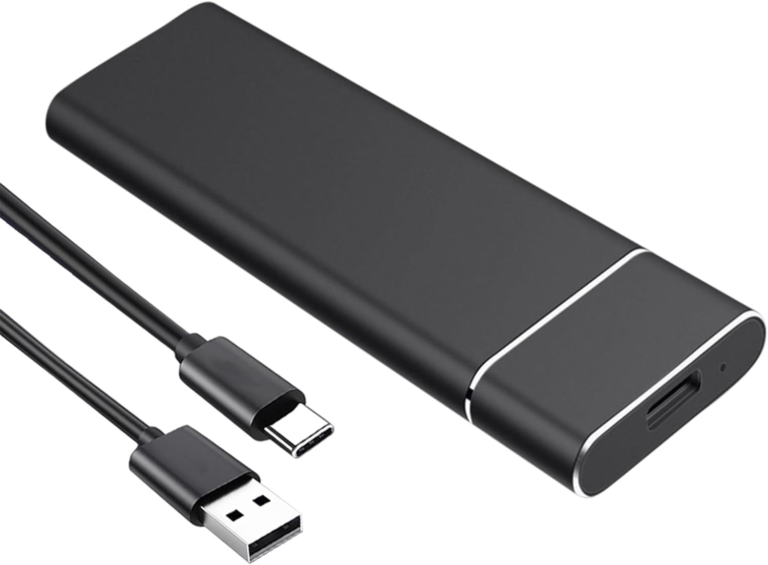 Extrnal Hard Drive, Portable Hard Drive, USB 3.0, 2TB SSD,Type-C, Slim External Data Storage, Compatible with PC, Laptop and Mac (Black).