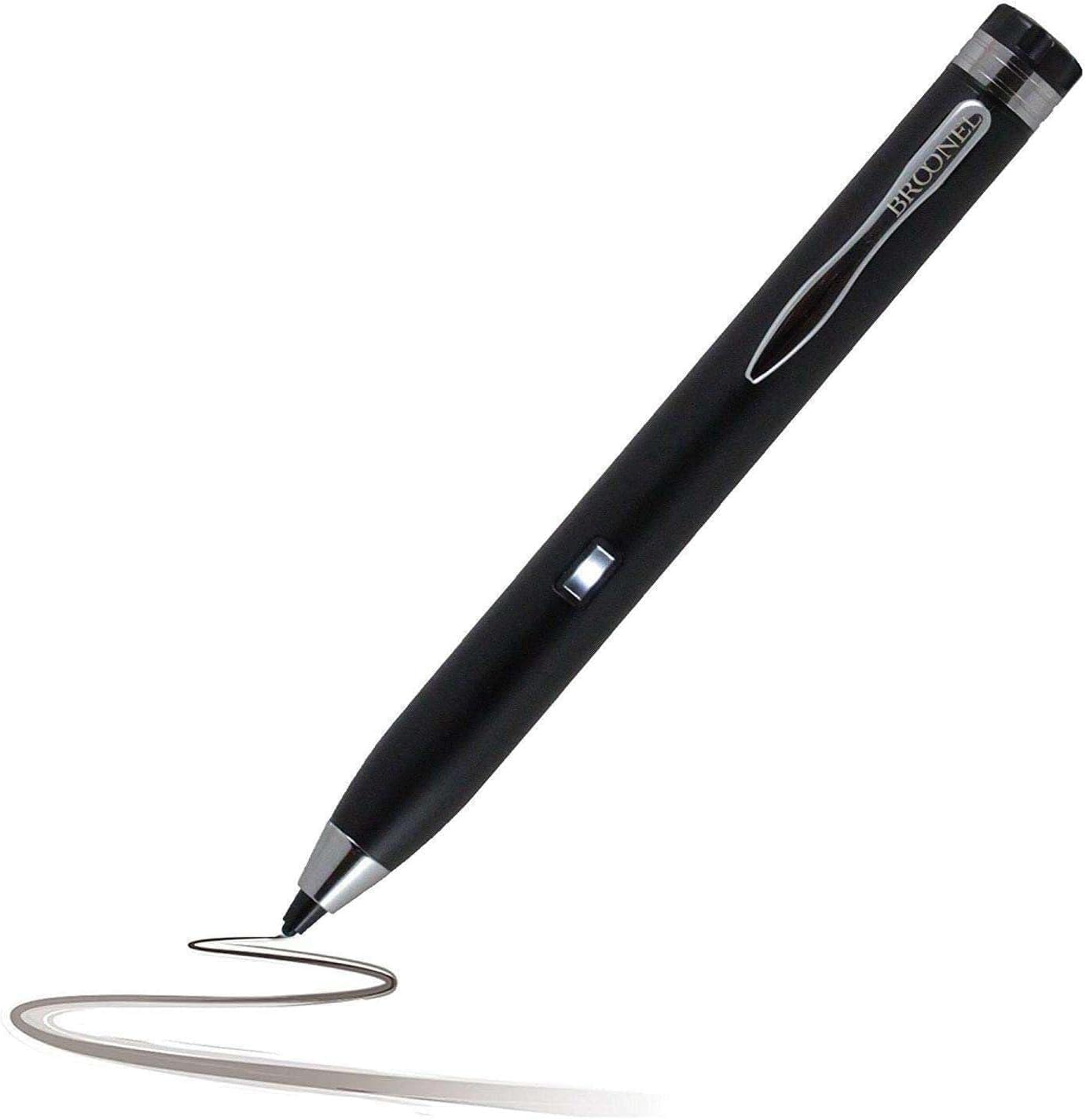 Black Fine Point Digital Active Stylus Pen - Compatible with Hakaug Tablet 10 Inch