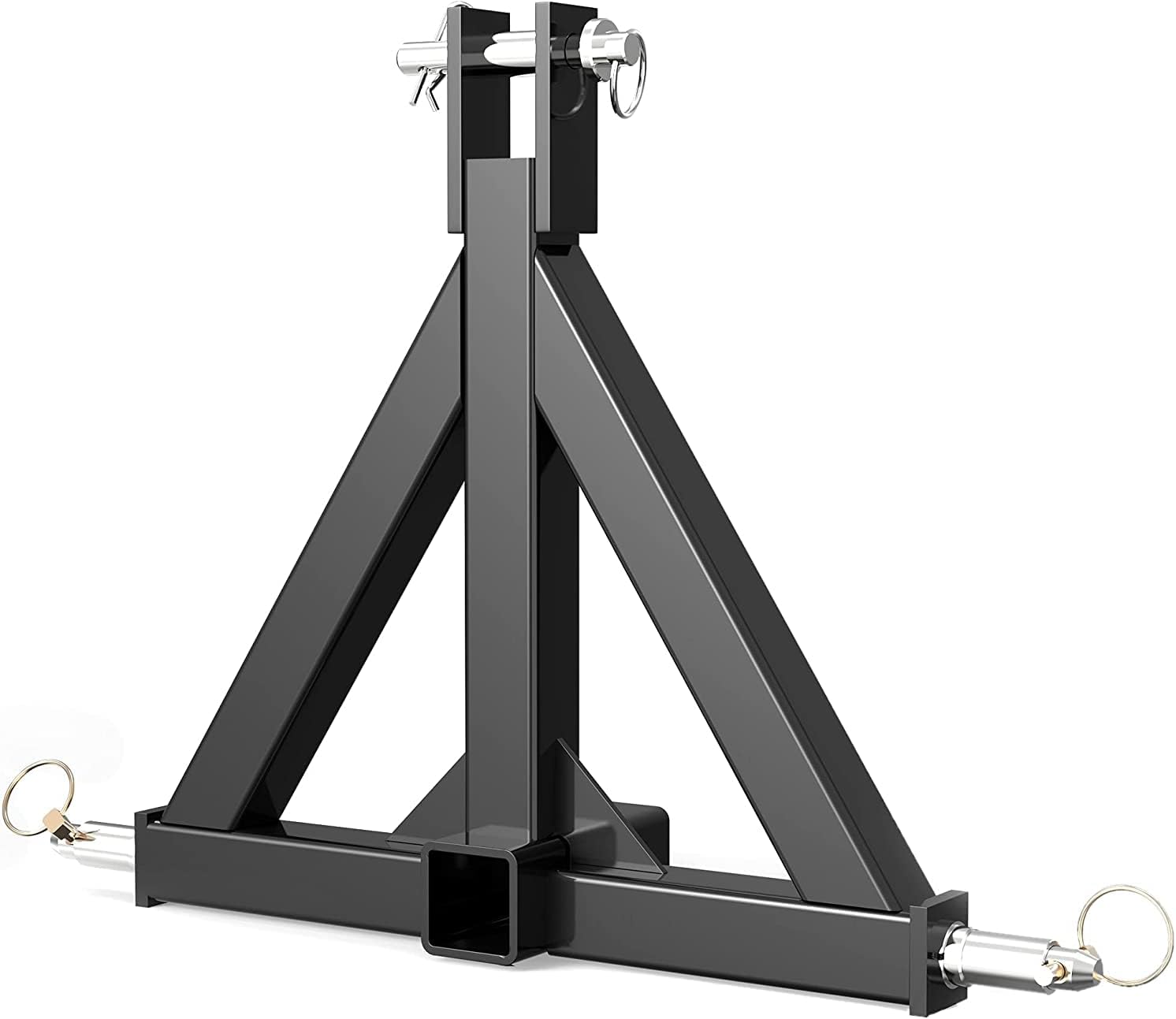 YITAMOTOR 3 Point Trailer Hitch with 2" Receiver for Category 1, 3 Pt Tractor Quick Hitch Drawbar Adapter for Kubota, John Deere, BX, LM25H, WLM Tractor, NorTrac, Yanmar, Kioti, Cat