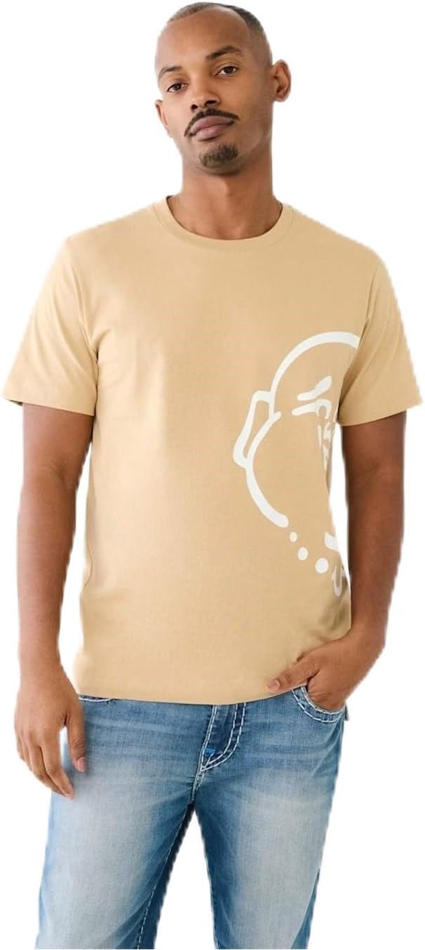 True Religion Mens Buddha Crew T-Shirt