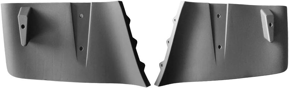 IKON MOTORSPORTS, Rear Bumper Diffuser Valance Compatible with 2018-2023 Ford Mustang GT, Aero Foil Kit Pair