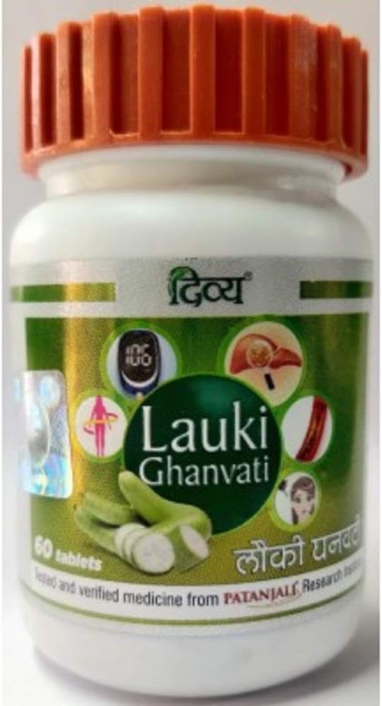 Patanjali Ayurvedic Divya lauki Ghanvati (60 Tablet) by Exportmall