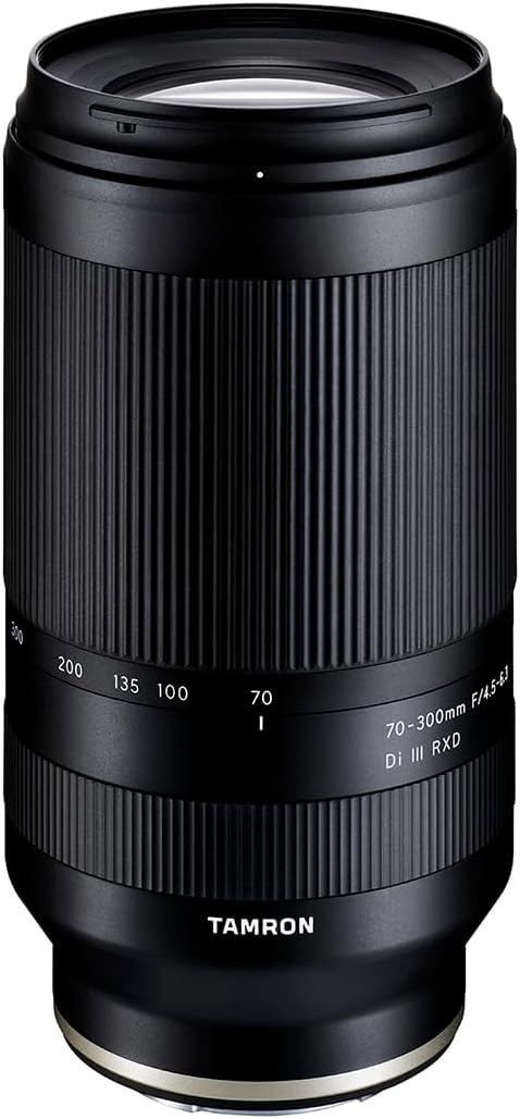 Tamron 70-300mm F/4.5-6.3 Di III RXD for Sony Mirrorless Full Frame/APS-C E-Mount (Tamron 6 Year Limited USA Warranty), Black