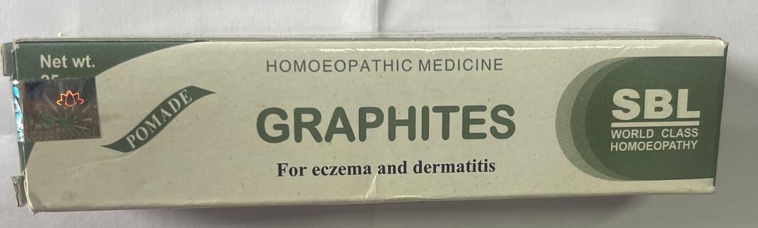 SBL Homeopathic Graphites Ointment (25g), Useful in Eczema (Wet and Dry), Dermatitis,