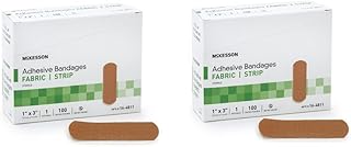 McKesson Performance Bandage Adhesive Fabric Strip, 100 Count (Pack of 2)