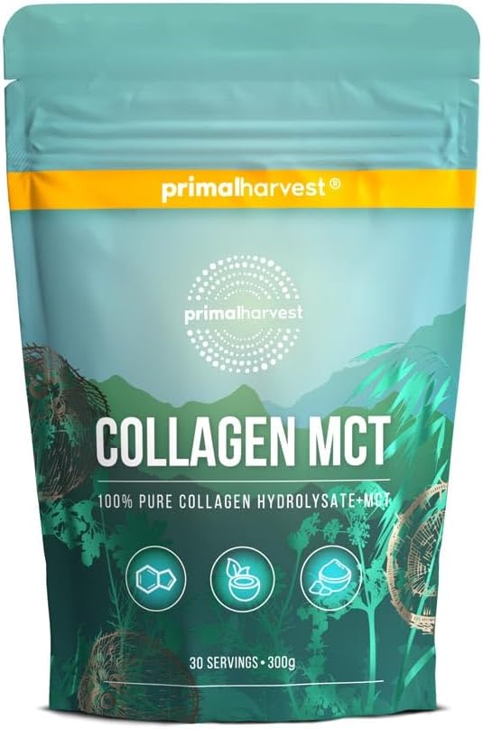 Primal Harvest Collagen MCT - Daily Powder Supplement, Dairy & Gluten Free