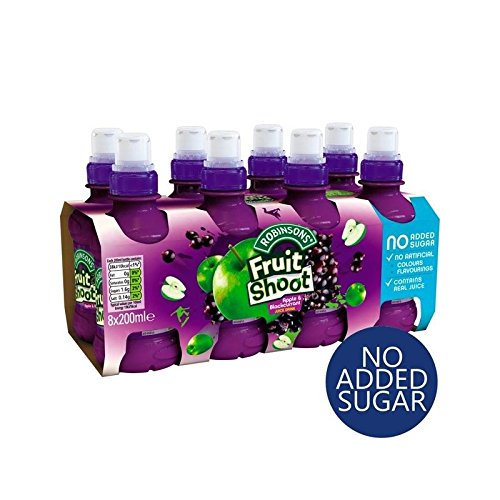 Robinsons Fruit Shoot Blackcurrant & Apple No Added Sugar 8 x 200ml