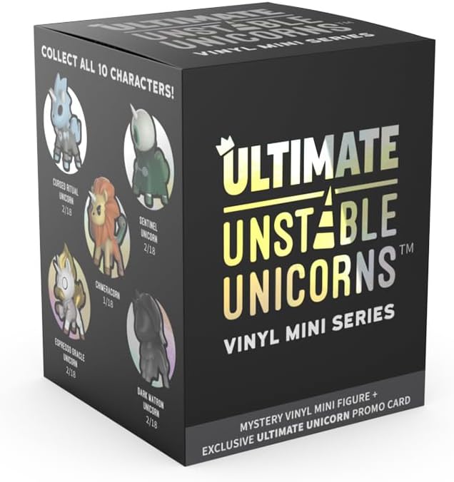 Unstable Unicorns Ultimate Vinyl Figure Mystery Blind Box - Includes Special Promo Card