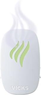 Vicks Advanced Soothing Vapors Waterless Vaporizer with Night Light and VapoPads to Help Relieve Discomfort from Colds and Flu , 1 Count (Pack of 1)