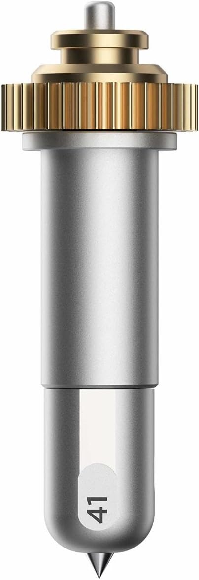 Cricut Engraving Tip + QuickSwap Housing, Premium Carbide Steel Engraving Tip, Inscribes Lasting Design on Glass, Metal & More, Compatible with Cricut Maker Cutting Machine, Silver