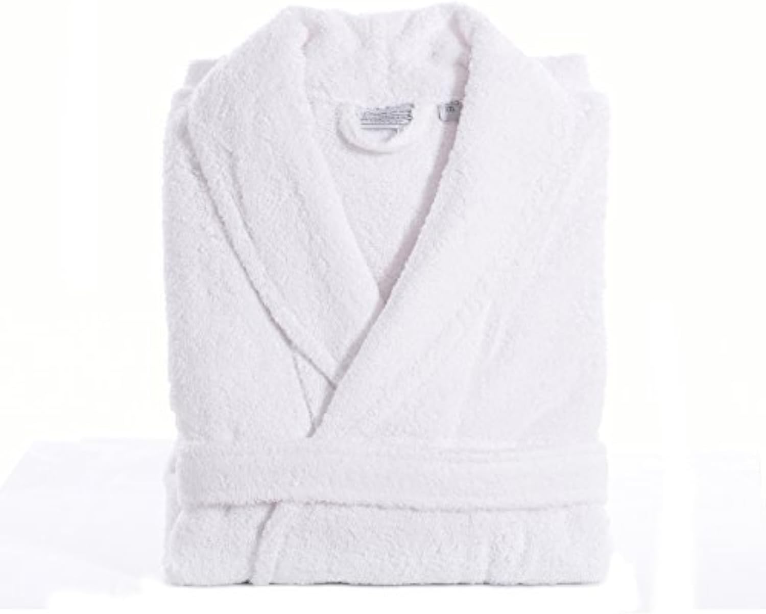 Linum Home Textiles 100% Turkish Cotton Unisex Terry Cloth Bathrobe, White, Large/XL