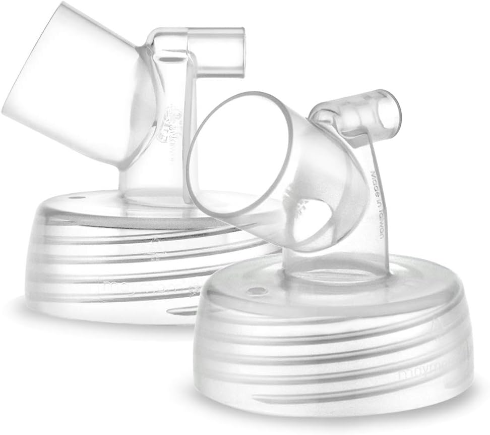 Maymom Myfit Base Connector (2Pc) Wide Neck: These Connectors Will Fit These Wide Neck Bottles: Spectra Wide Mouth Bottles, Avent Bottles, and Wide Mouth Bottles.