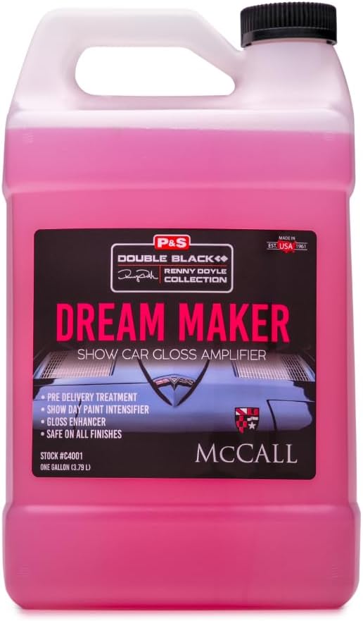 P & S Professional Detail Products Dream Maker - Show Car Exterior Gloss Amplifier Spray; Safe & Effective on Single Stage or Clear Coated Paint; Ultimate Protection for Vehicle Finish - 1 Gallon