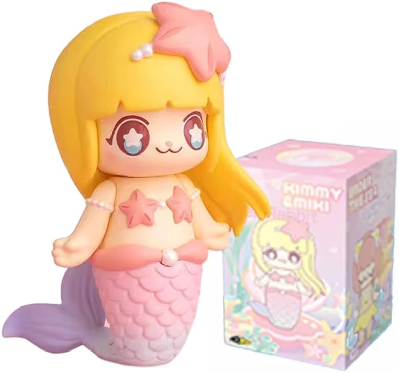 Kimmy&Miki Under The Sea Adventure Series Blind Box Action Figures Mystery Box Cute Random Toys Birthday Gift Christmas Collectible Toy for Desktop Ornaments, 1PC