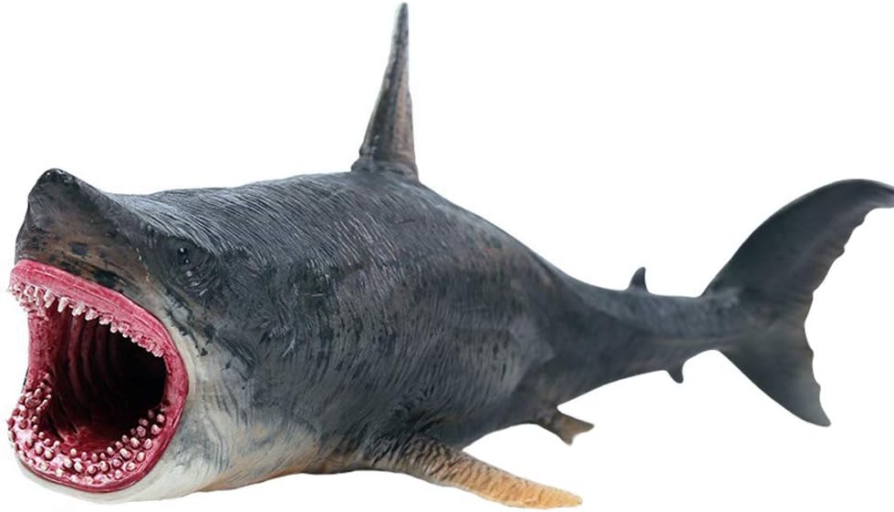 Toys Megalodon Whale Figure - Realistic Hand-Painted Huge Shark Figurine - Animals Action Educational Learning Figures Sea Creature Toy Decorative Collection Gift for Kids