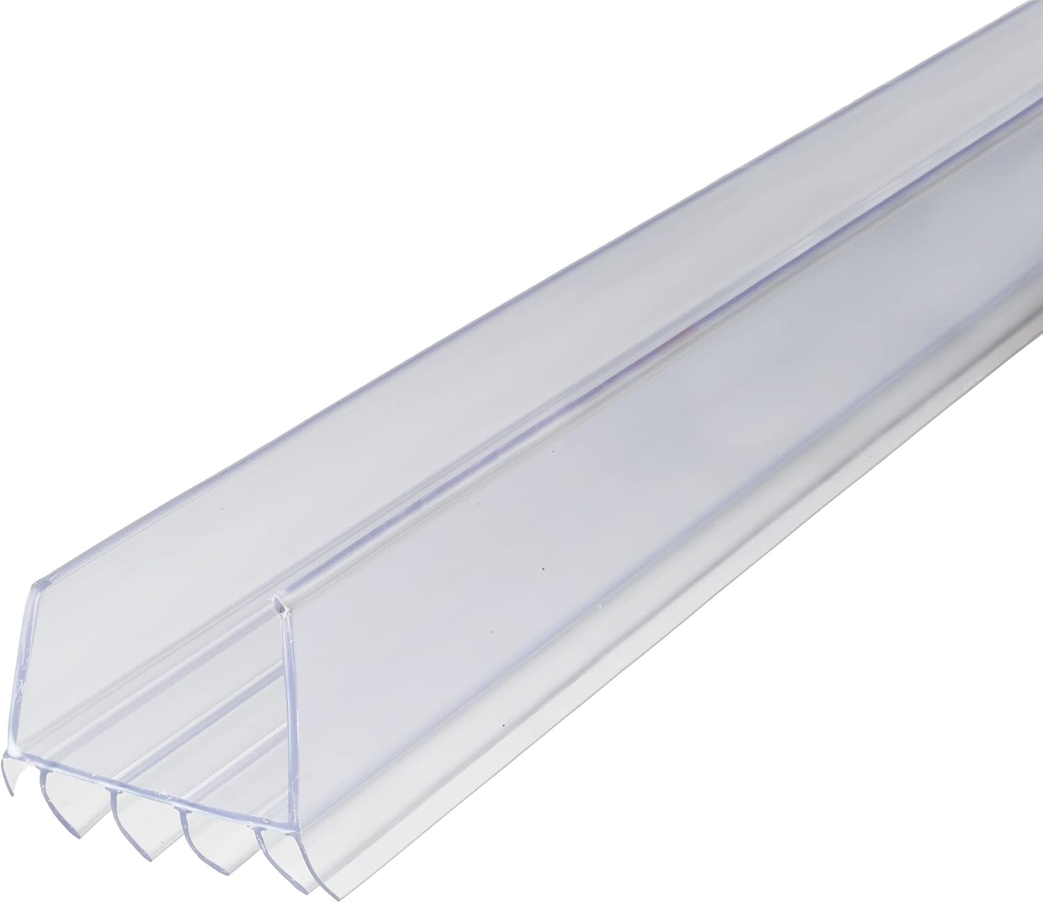 M-D Building Products 43338 Vinyl Cinch® U-Shape Slide-On Under Door Seal, Easy-to-Install, Energy-Saving, Weatherproof Seal for Doors, Effective Draft Blocker, Ideal for Home (36 Inch, Clear)