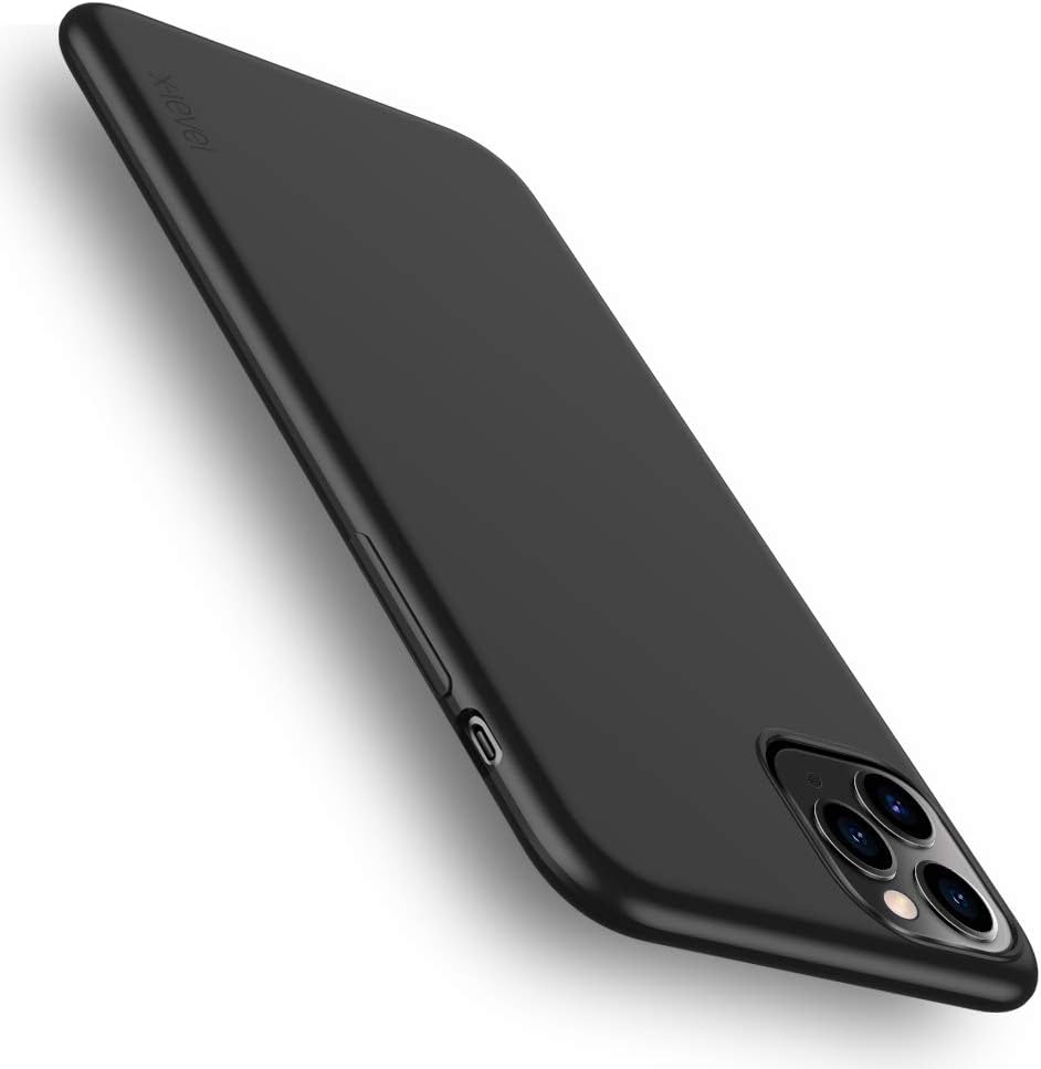 X-level iPhone 11 Pro Case, [Guardian Serie] Slim Fit Soft TPU Ultra Thin Mobile Phone Cover Matte Finish Coating Grip Phone Case for Women Compatible iPhone 11 Pro 5.8"- Black