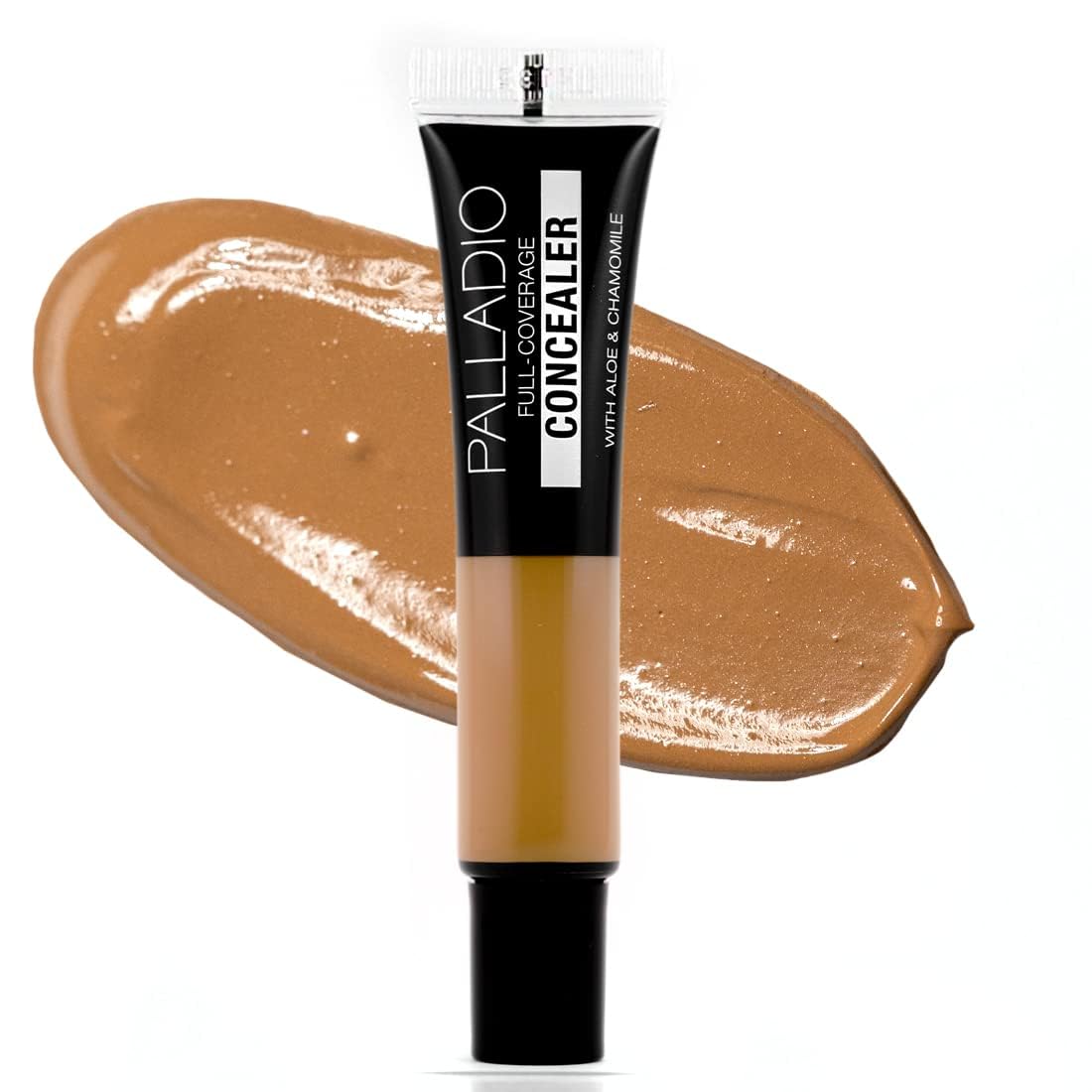 Palladio Full Coverage Concealer - Creamy Face & Under Eye Formula, Disguises Dark Circles, Blemishes, Fine Lines, Evens Skin Tone (Frappe)