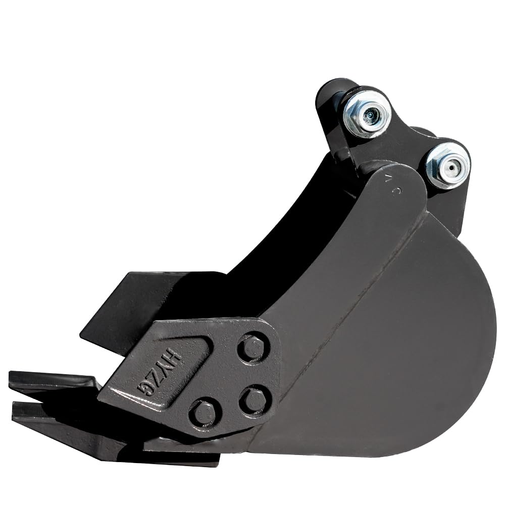 200mm Narrow - Tooth Bucket Attachment for Mini Excavators - Ideal for Ditching, Small Excavation Projects - USA Stock