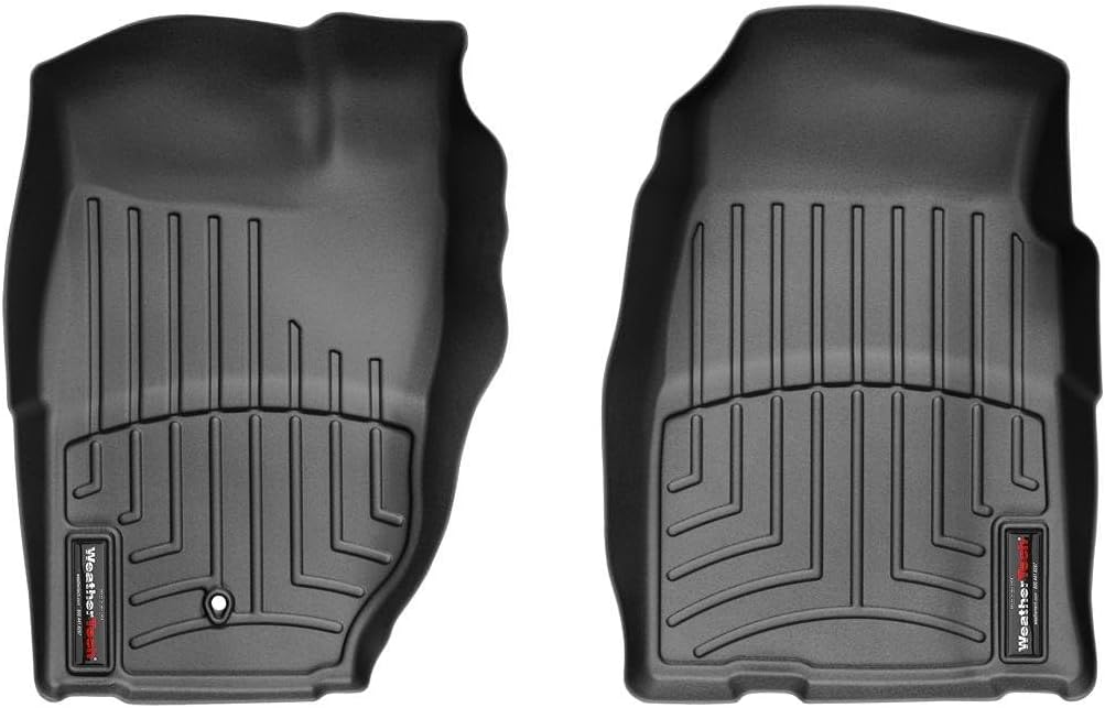 WeatherTech Custom Fit FloorLiners for Jeep Cherokee - 1st Row (442661), Black