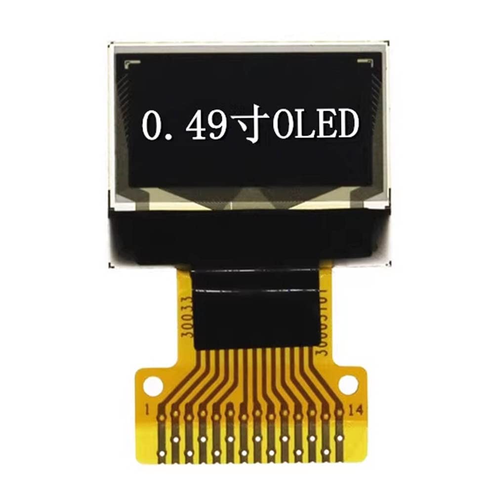 0.49 inch OLED LCD display screen 64x32 small size screen IIC SPI