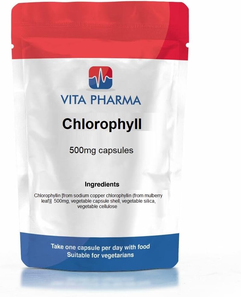 VITA PHARMA Chlorophyll 500mg 30 Capsules