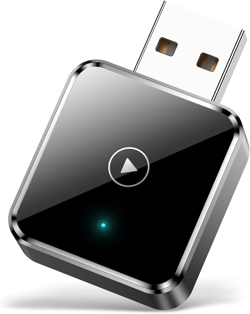 Mini CarPlay Wireless Adapter for iPhone - Wireless CarPlay Dongle Box, Converts Wired CarPlay to Wireless, Plug and Play Wireless Adapter for Apple CarPlay, Compatible with iPhones Running iOS 12+