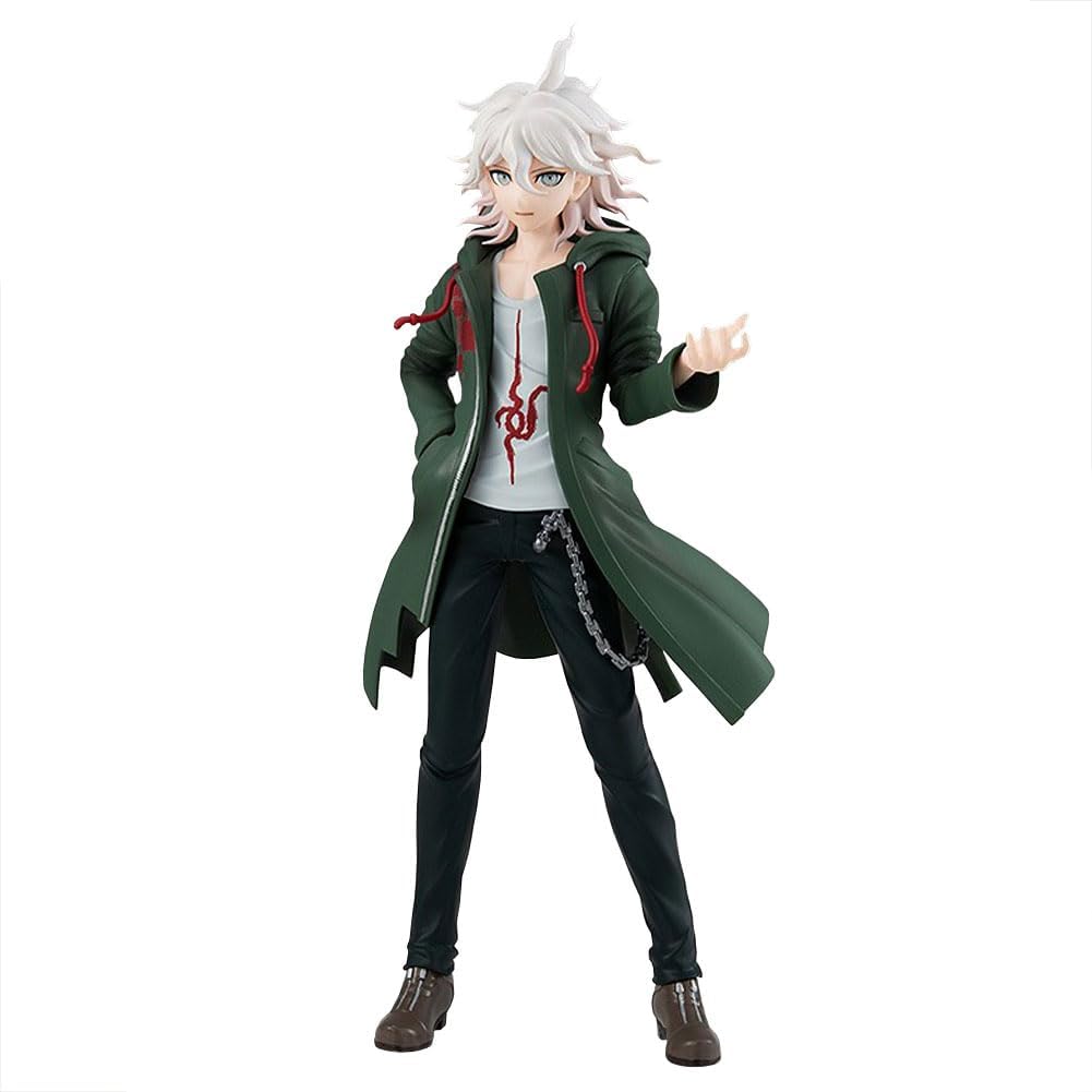 Anjinguang Nagito Komaeda Figure Anime Action Figure PVC Model Statue Desktop Ornaments Collectible Anime Fans Birthday Gift 20cm