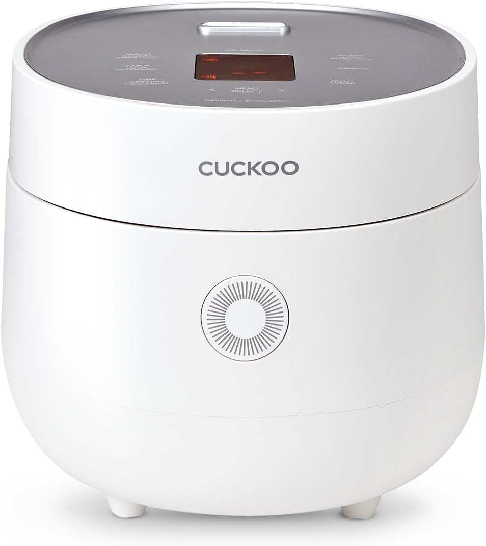 CUCKOO CR-0375FW 3-Cup (Uncooked) / 6-Cup (Cooked) Micom Rice Cooker and Warmer with Non-Stick Inner Pot, 10 Menu Modes, LCD Display, Diffuse Logic Technology, Cleaning