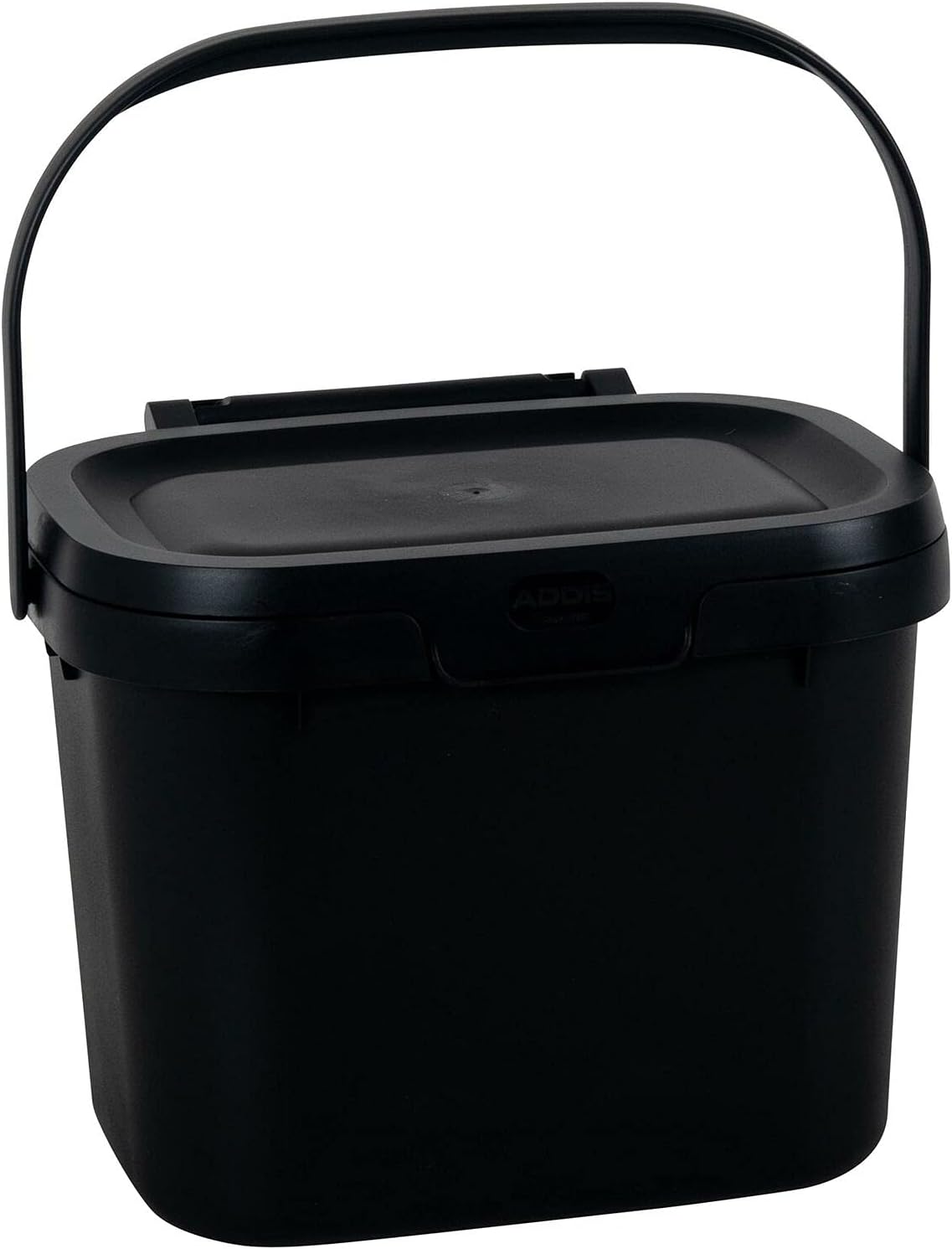 Addis 518253 Everyday Kitchen Food Waste Compost Caddy Bin, 4.5 Litre, Black