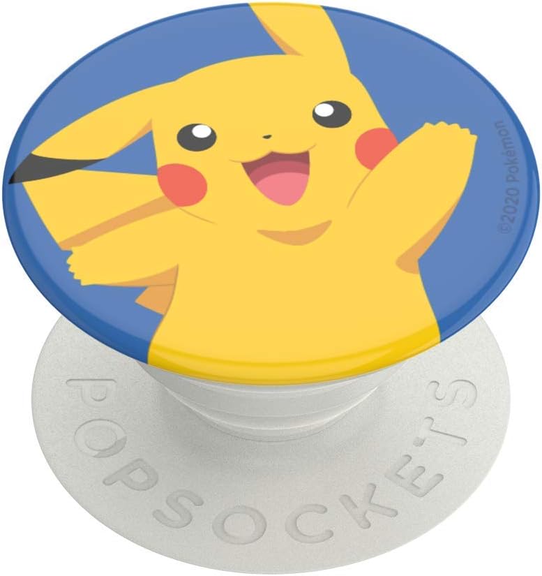 PopSockets Phone Grip with Expanding Kickstand, Adhesive Grip, Pokemon - Pikachu Knocked