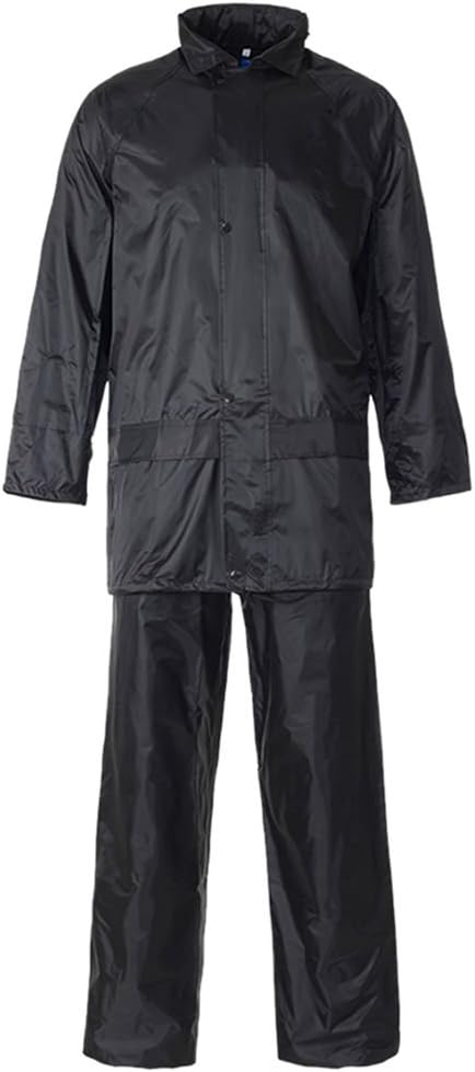 FAS Mens Adults Military Army Waterproof Rainsuit Set Hooded Jacket & Trousers - New