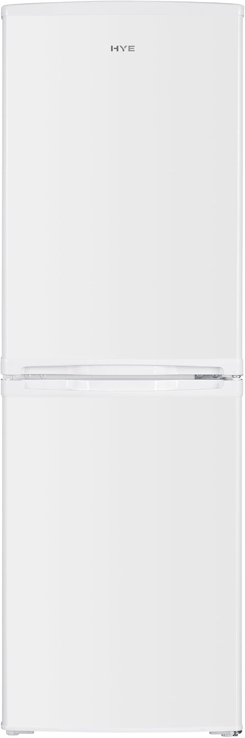 HYE Freestanding Fridge Freezer - 50/50, 142L Capacity, White