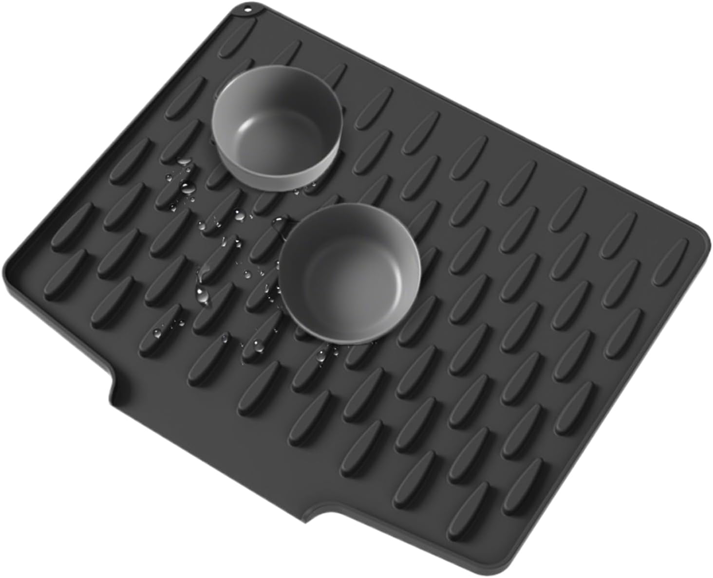 Silicone Dish Drying Mat | Sink Pad | Silicone Non-Slip Foldable Protector Drying Mat for Kitchen Counter Dishwashing Cooking Dining Sink