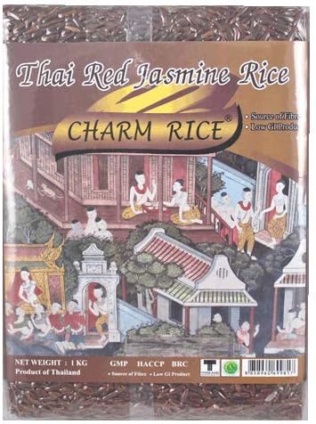 Thai Red Jasmine Rice 1kg by Charm
