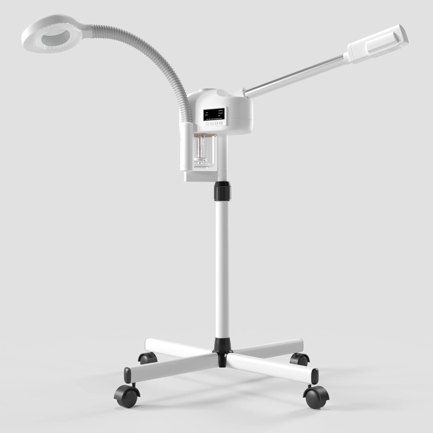 Facial Steamer with Magnifying Lamp, Professional Facial Steamer for Esthetician, 2 in 1 Facial Steamer for Face Professional, Face Steamer for Facial Deep Cleaning.