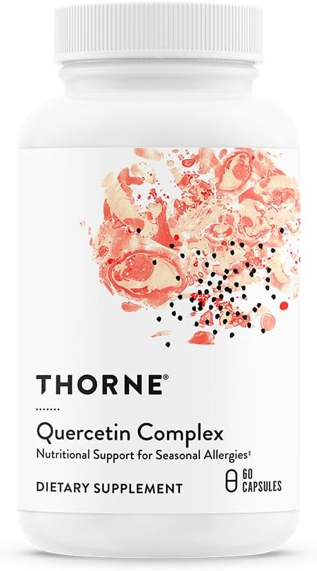 Thorne Quercetin Complex - Quercetin Phytosome Supplement with Bromelain - 60 Capsules