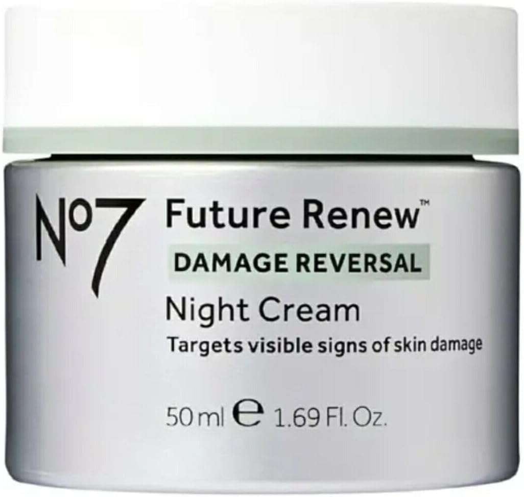 PURRFECT NO7 FUTURE RENEW NIGHT CREAM DAMAGE REVERSAL 50ml (Pack of 1) PURRFECT Future Renew™ Damage Reversal Night Cream 50ml For Dry Skin And Uneven Skin Tone PURRFECT BUNDLE