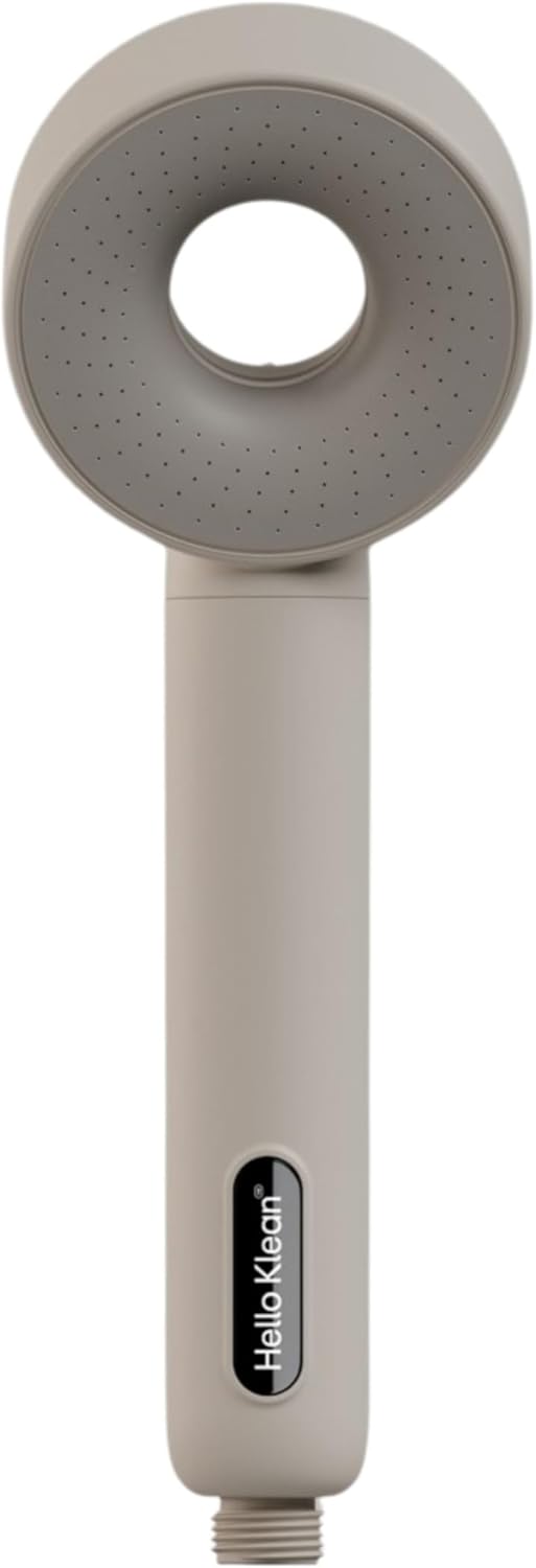 Shower Head in Beige - Filters Unwanted Metals, Chlorine & Impurities Found in Water - Improves Quality of Skin & Hair - Quick & Easy to Install
