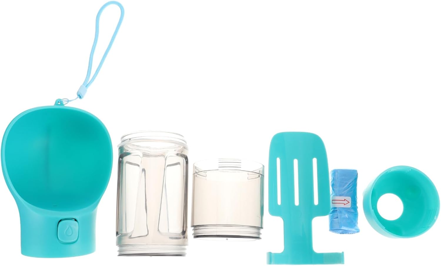 BESPORTBLE Portable Pet Drinking Device Water Dispenser Food Container Trash Bag Holder Multi-use Scoop for Cats Dogs Convenient Easy to Use Lake