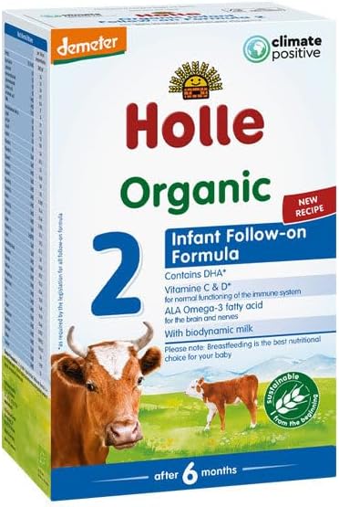 Holle Organic Infant Follow-on Formula 2, pack of 4